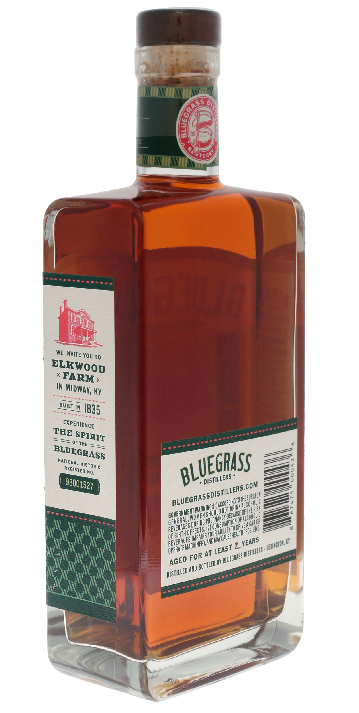 Kentucky Straight High Rye Bourbon Whiskey
