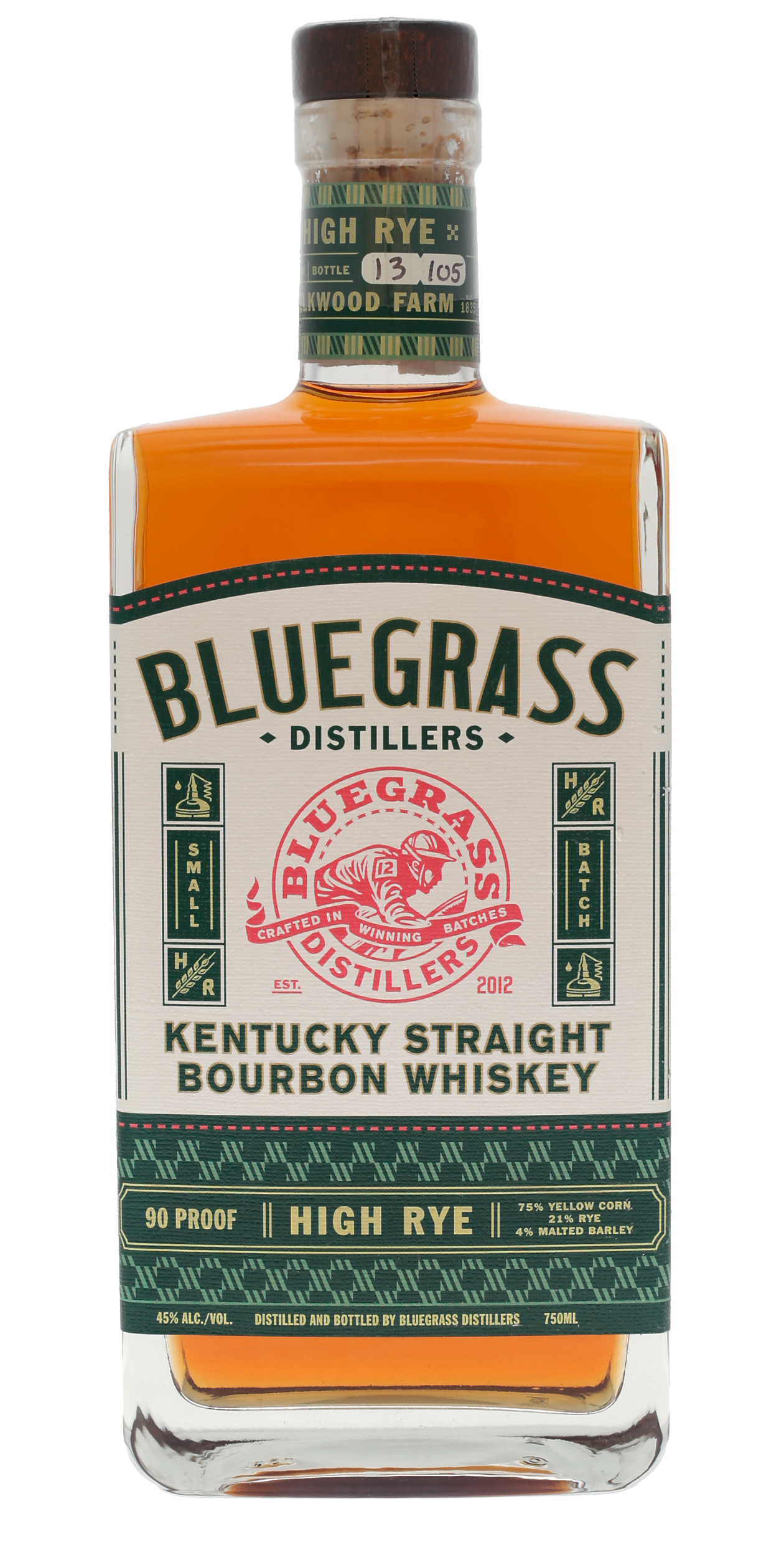 Kentucky Straight High Rye Bourbon Whiskey
