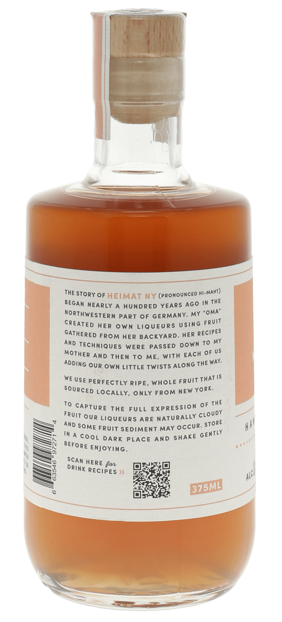 Heimat New York White Peach Liqueur