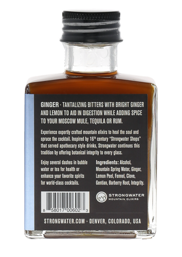 Strongwater Ginger Citrus Spice Bitters