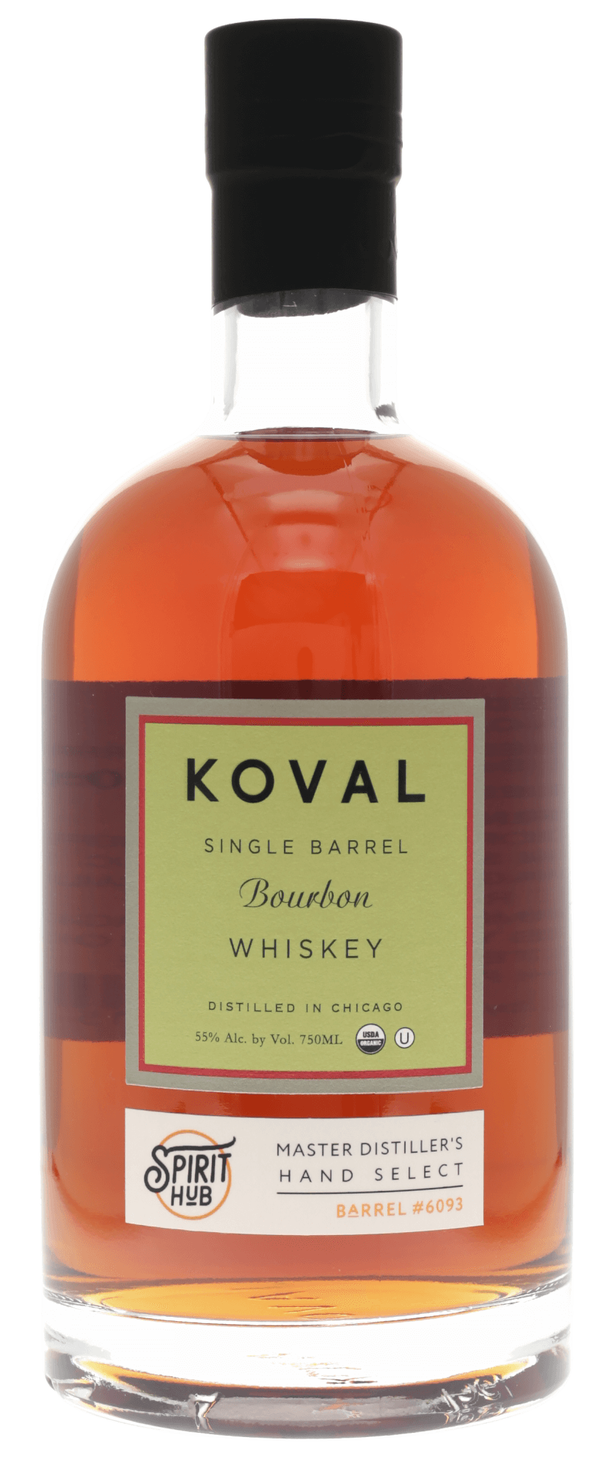 KOVAL Single Barrel Bourbon Whiskey Spirit Hub Barrel Select