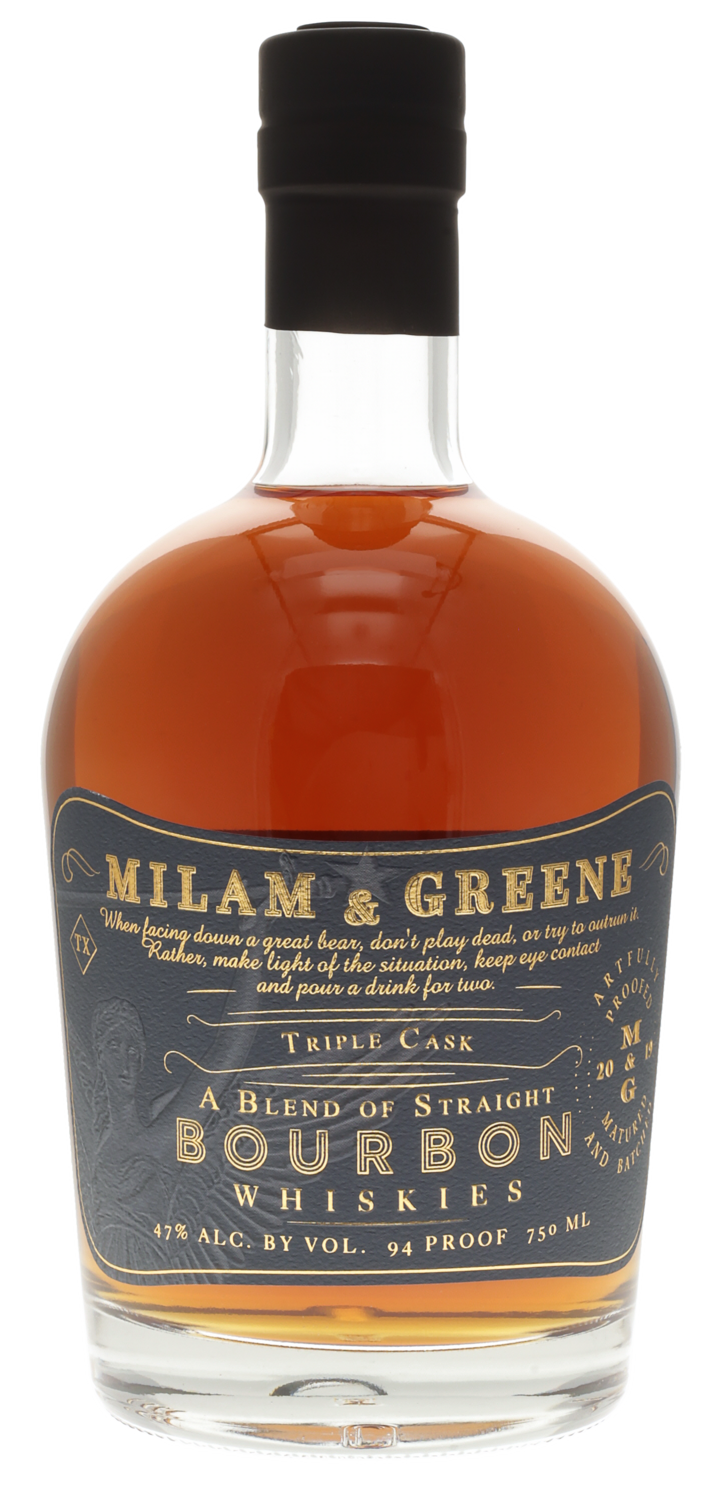 Milam & Greene Triple Cask Straight Bourbon Whiskey - 750 ml