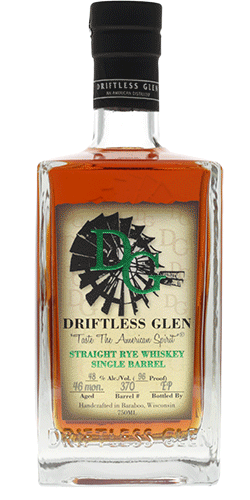 Driftless Glen Single Barrel Rye Whiskey