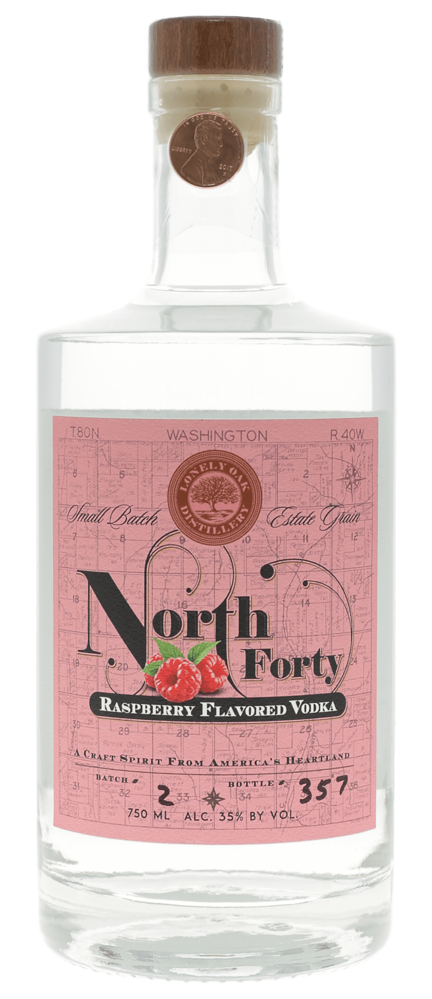 North Forty Raspberry Vodka