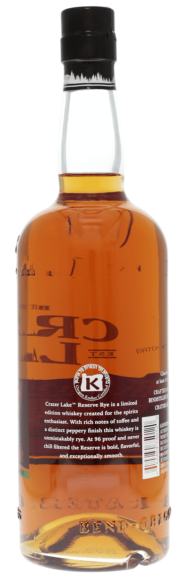 Crater Lake Reserve Rye Whiskey