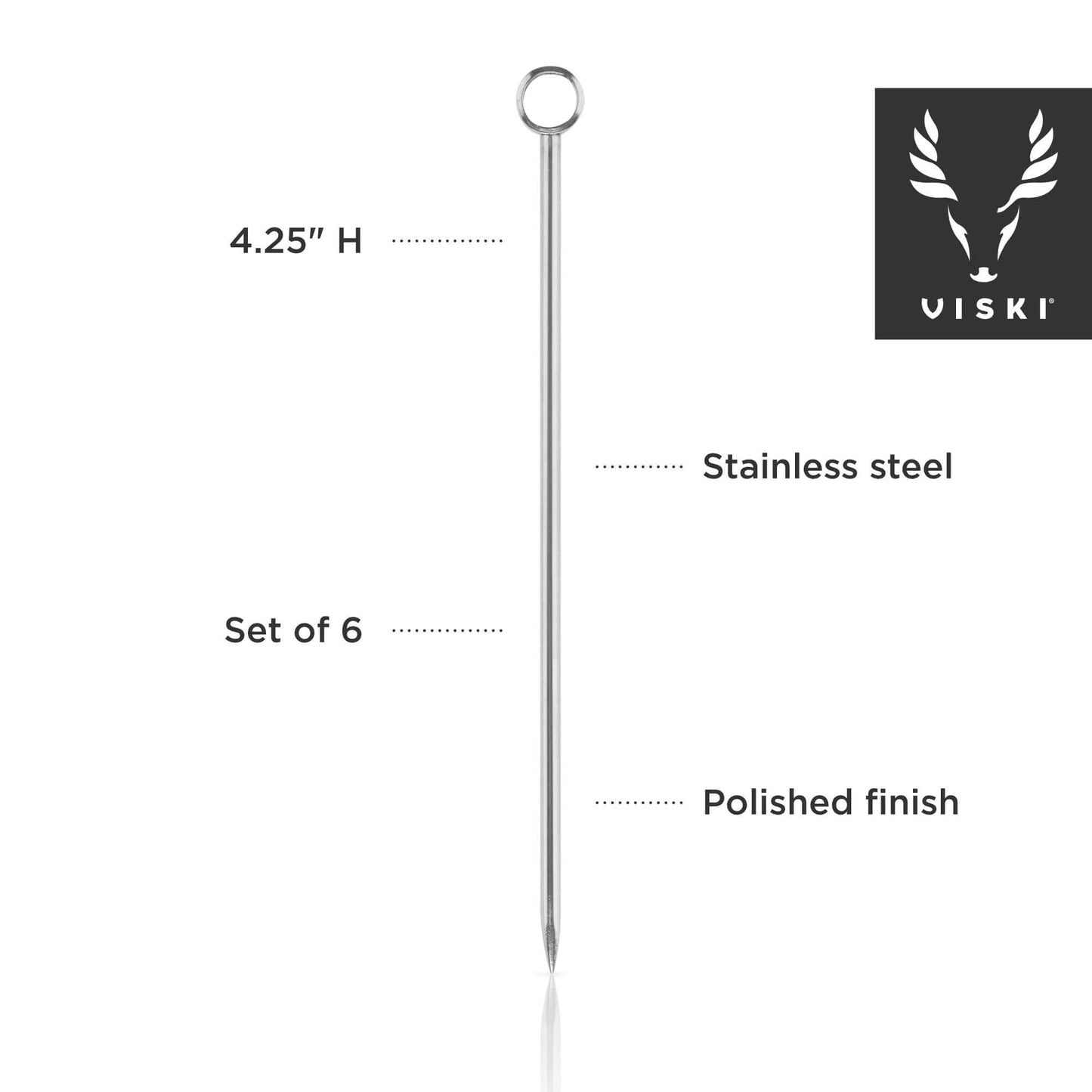 Stainless Steel Cocktail Picks