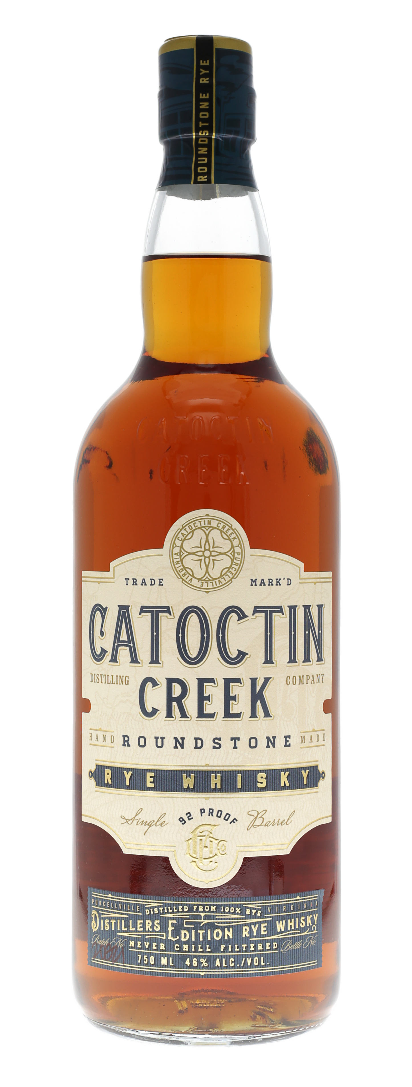 Catoctin Creek Roundstone Rye 92 Proof