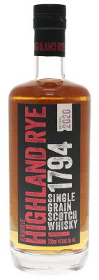 Arbikie Highland Rye 1794 Single Grain Scotch Whisky