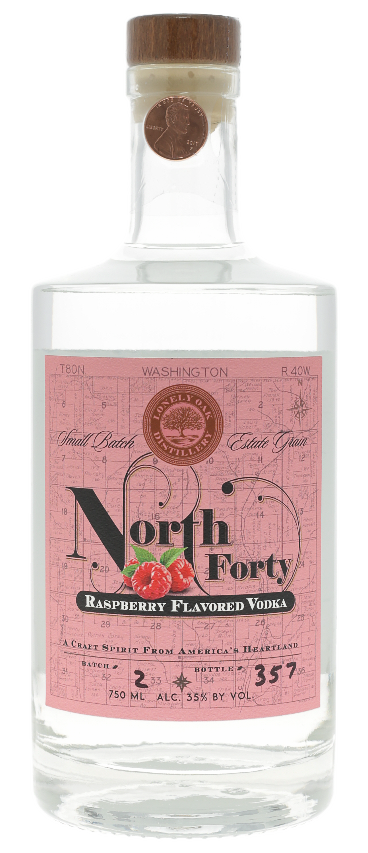 North Forty Raspberry Vodka