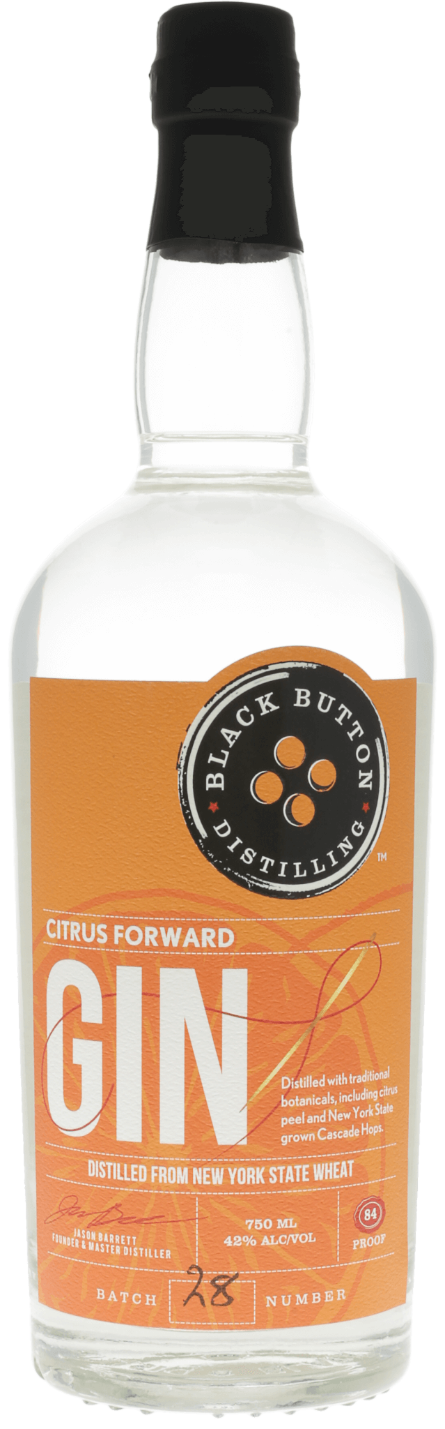 Black Button Citrus Gin