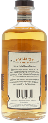 Chemist Spirits Barrel Rested Gin