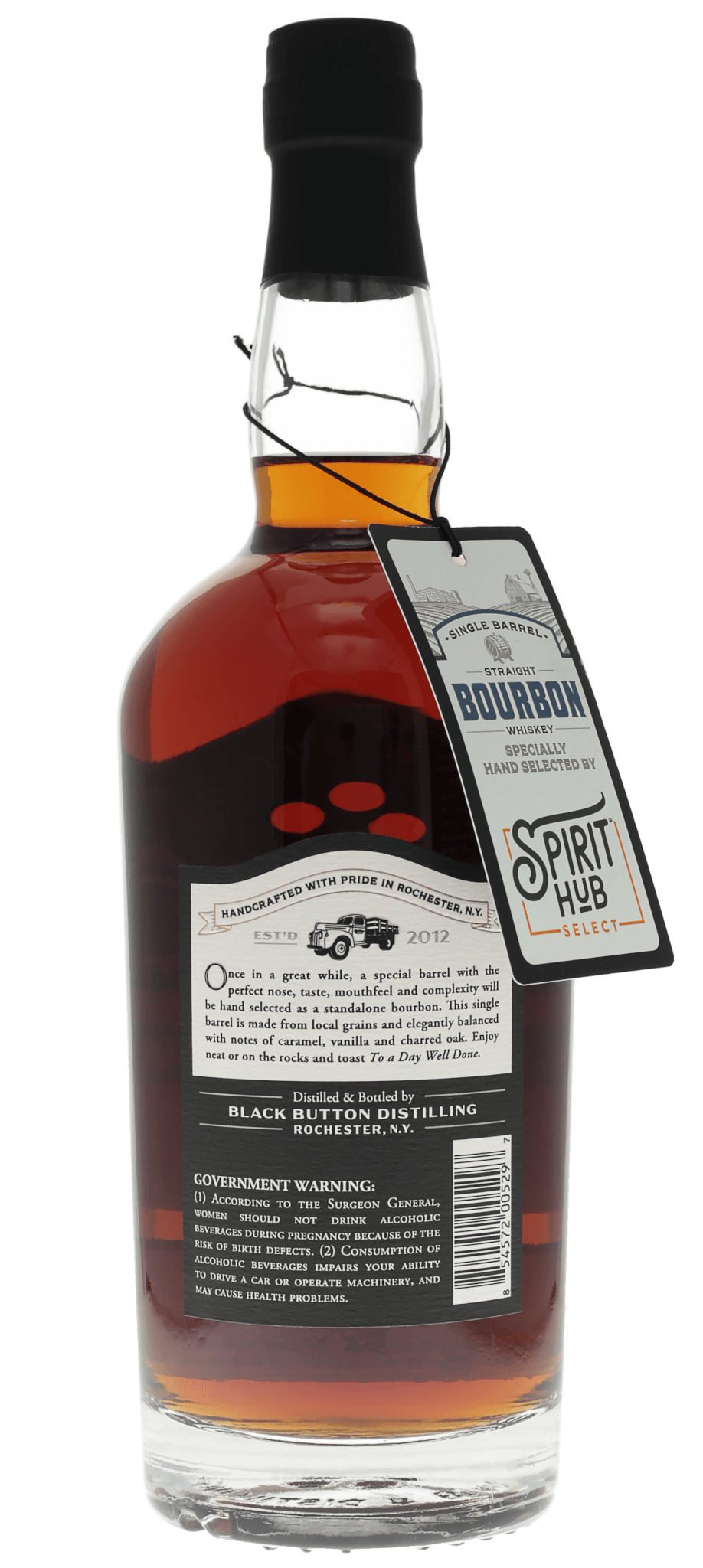 Spirit Hub Select Single Barrel Straight Bourbon Whiskey