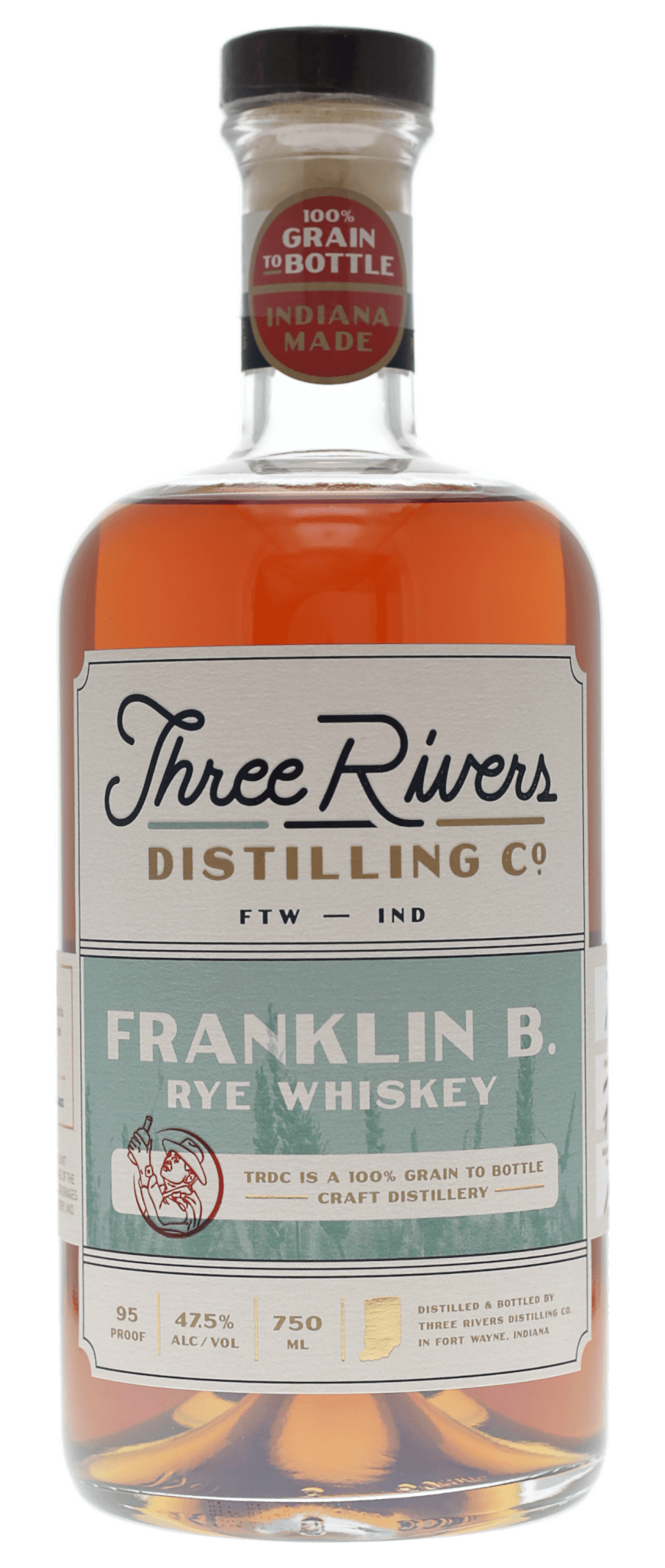 Three Rivers Franklin B. Rye Whiskey