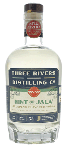 Three Rivers Hint Of Jala Jalapeno Vodka