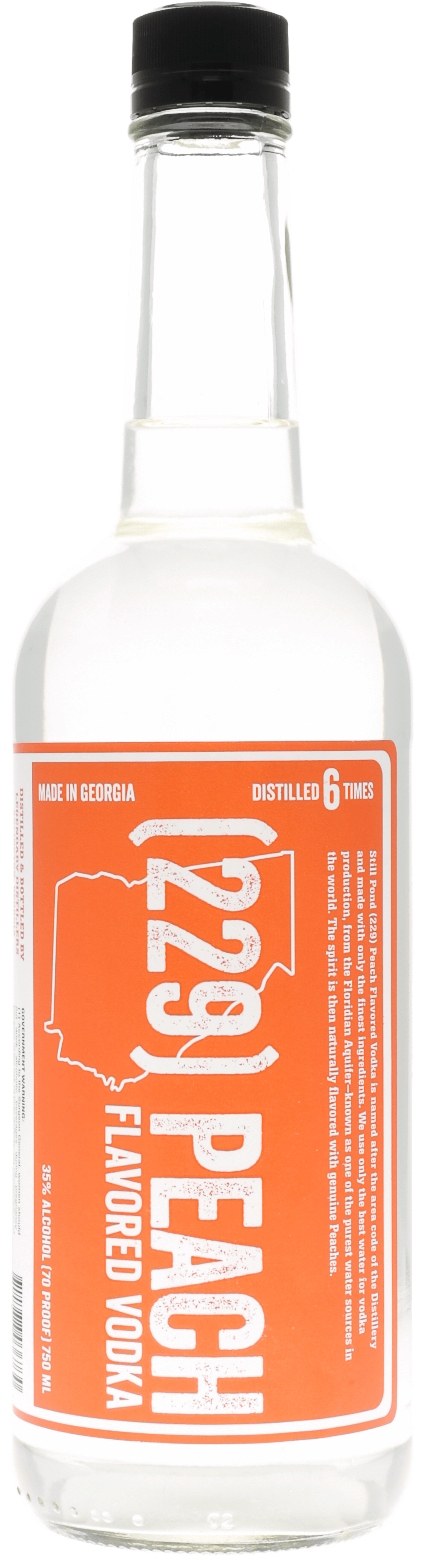 229 Peach Flavored Vodka