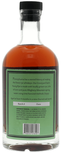 Graveyard Sam's Young Rye Whiskey