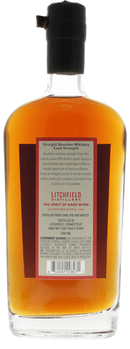 Litchfield Distillery Cask Strength Bourbon Whiskey