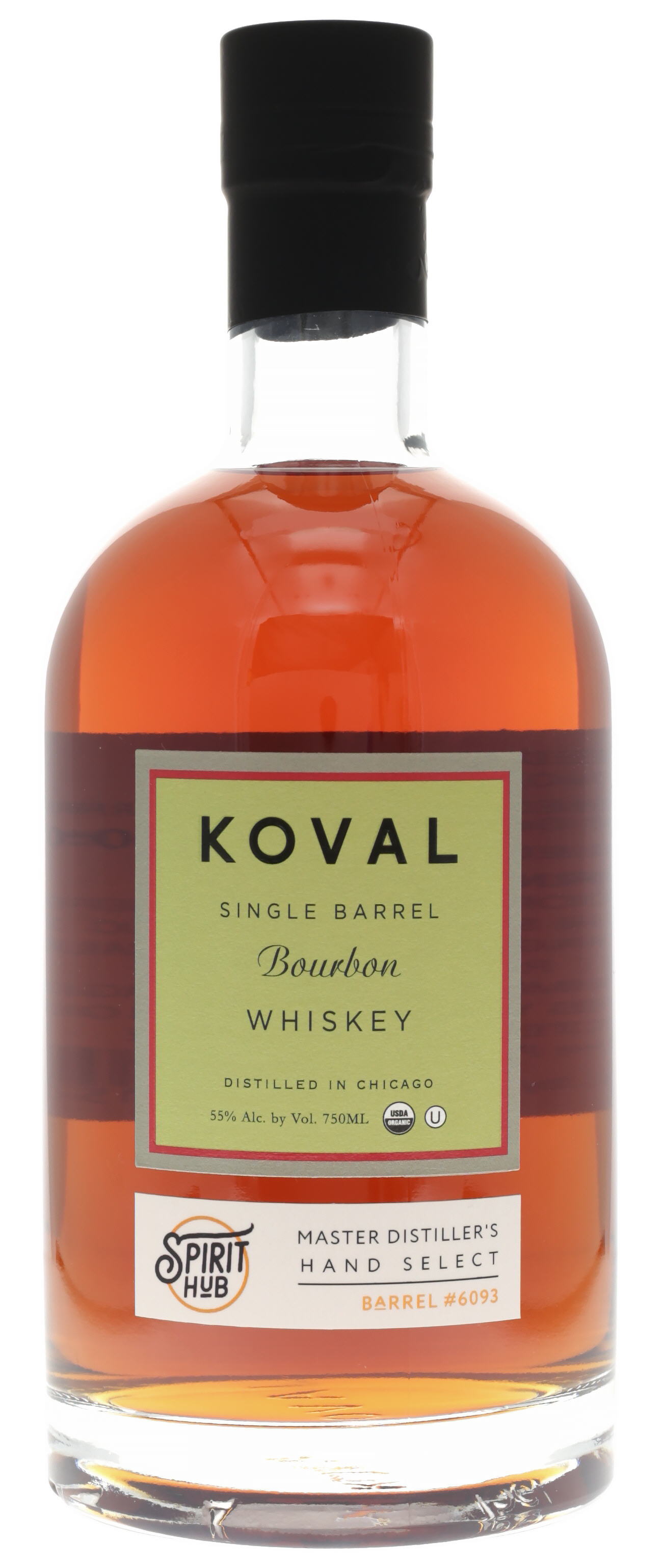 KOVAL Single Barrel Bourbon Whiskey Spirit Hub Barrel Select
