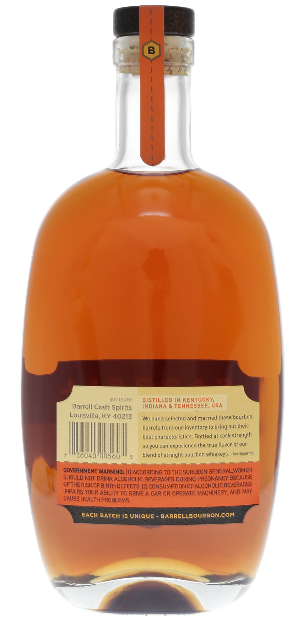 Barrell Craft Spirits Batch 033 Cask Strength Bourbon