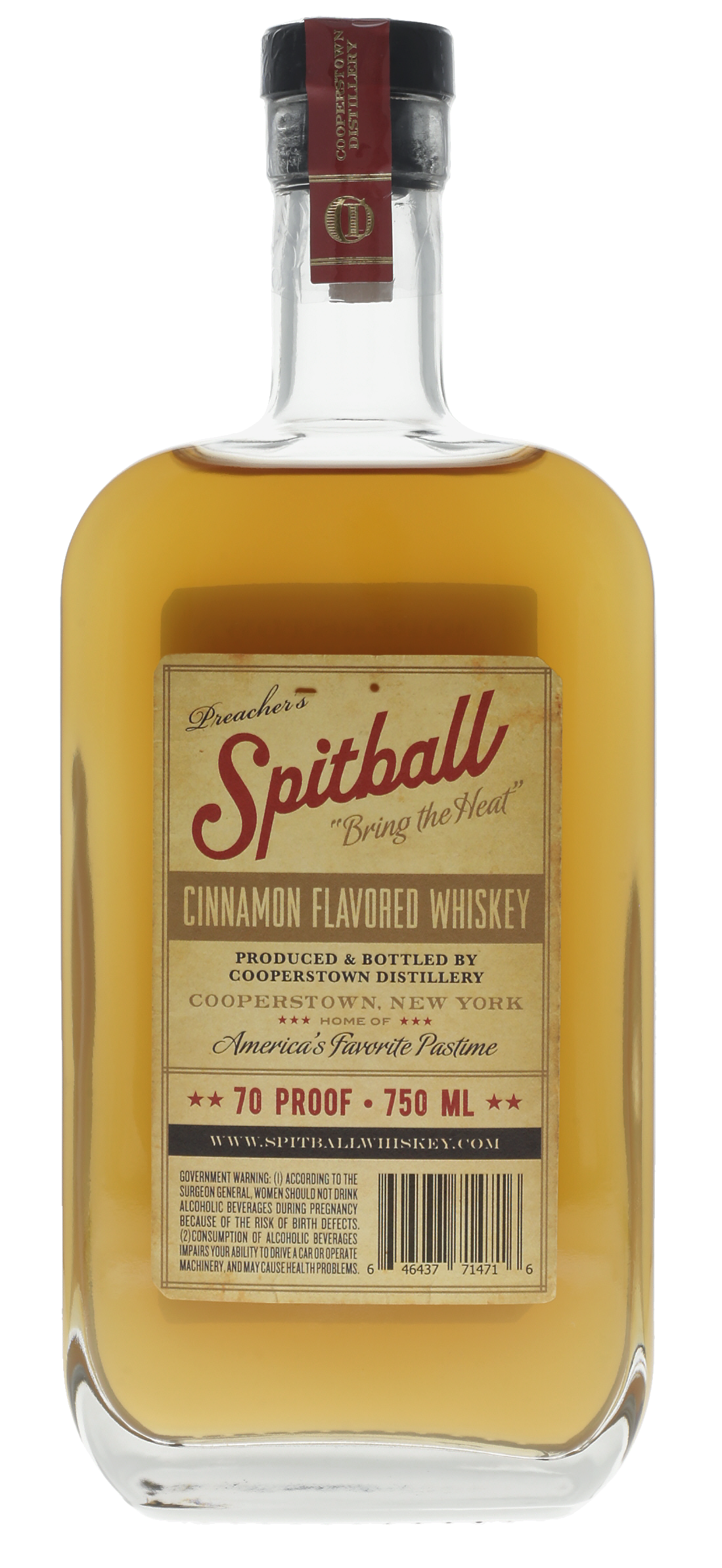 Cooperstown Spitball Cinnamon Whiskey