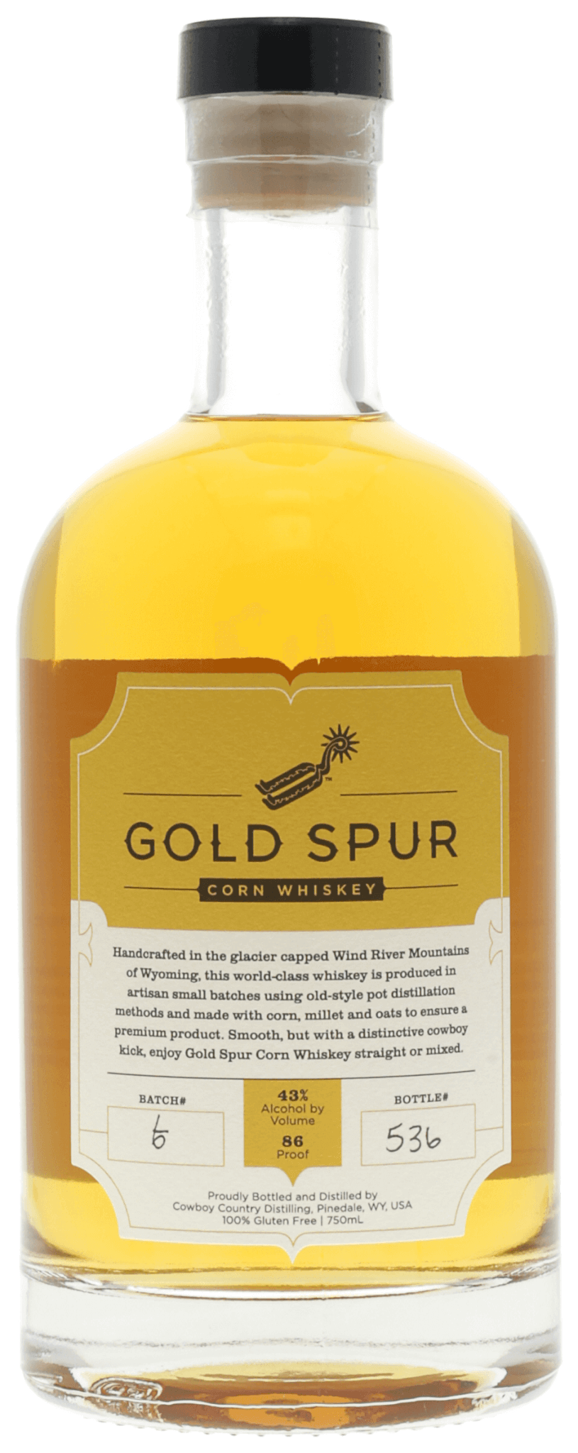 Gold Spur Corn Whiskey
