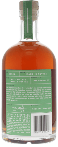 Renovation Rye Whiskey
