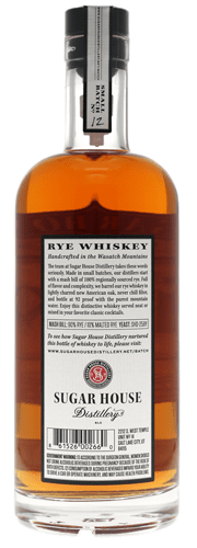 Sugar House Rye Whiskey