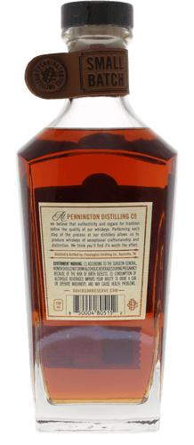 Davidson Reserve Tennessee Straight Rye Whiskey