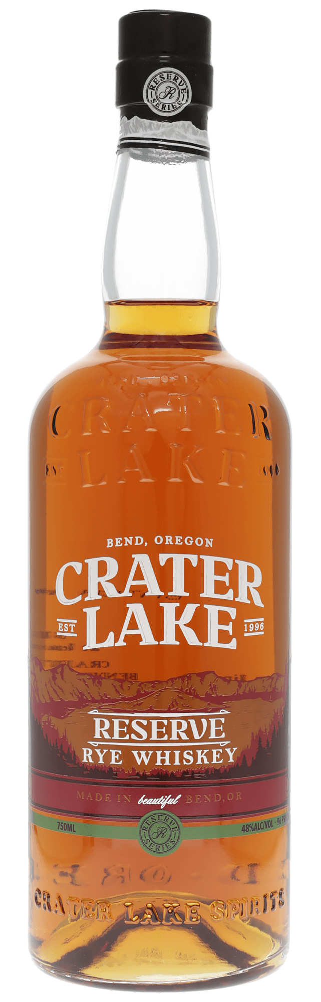 Crater Lake Reserve Rye Whiskey