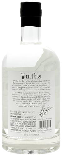 Wheel House Sacramento Vodka