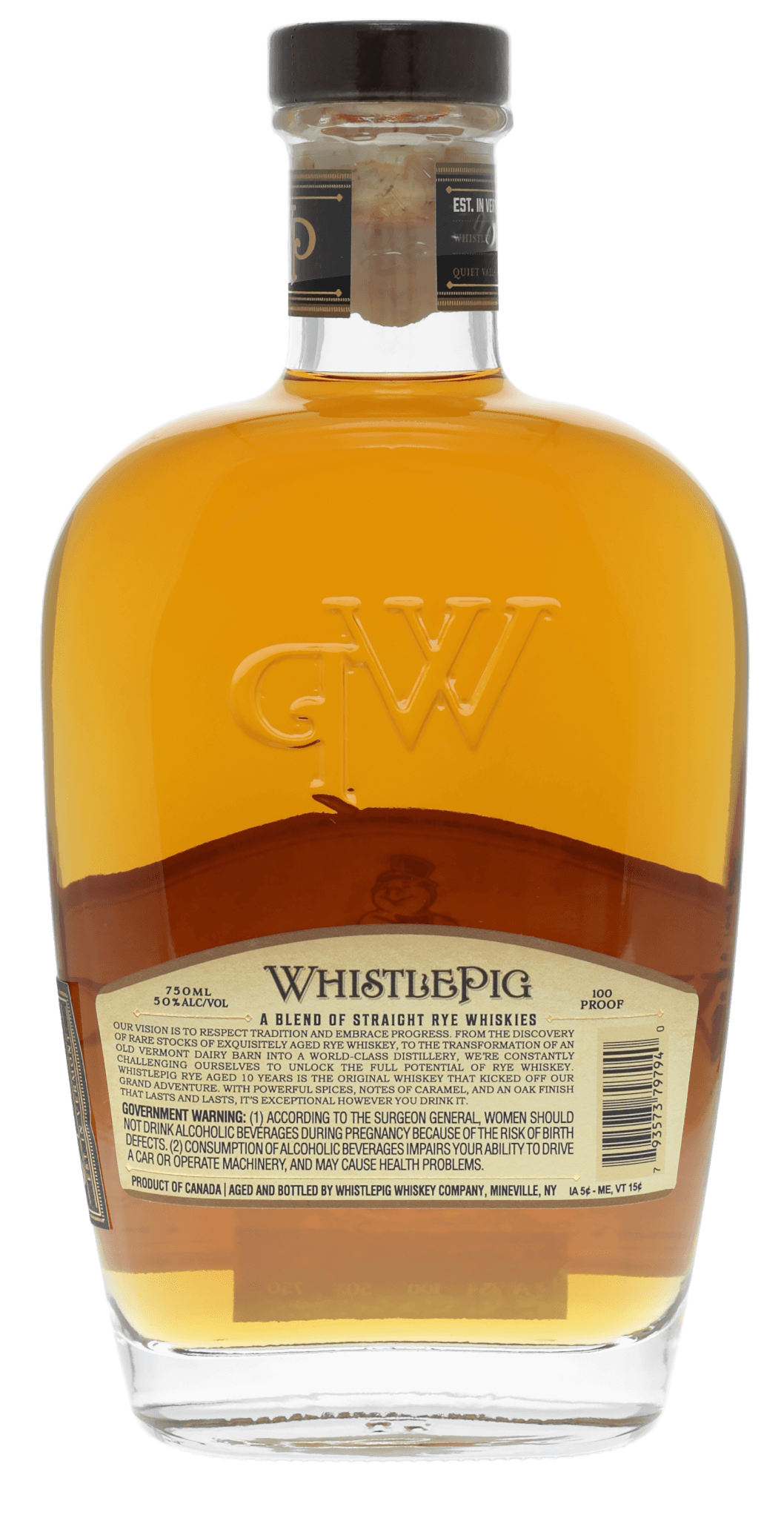 WhistlePig 10 Year Small Batch Rye Whiskey