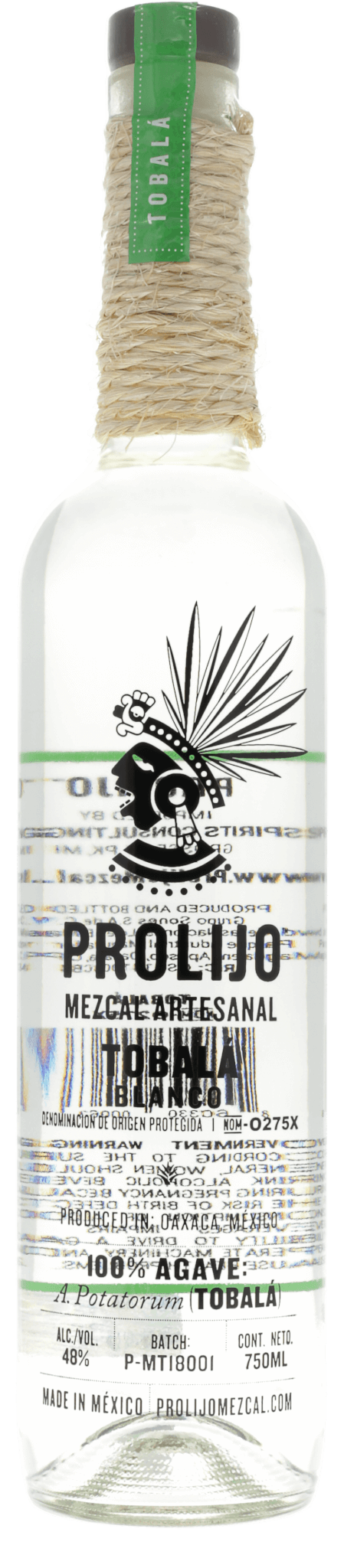 Prolijo Mezcal Tobalá Blanco