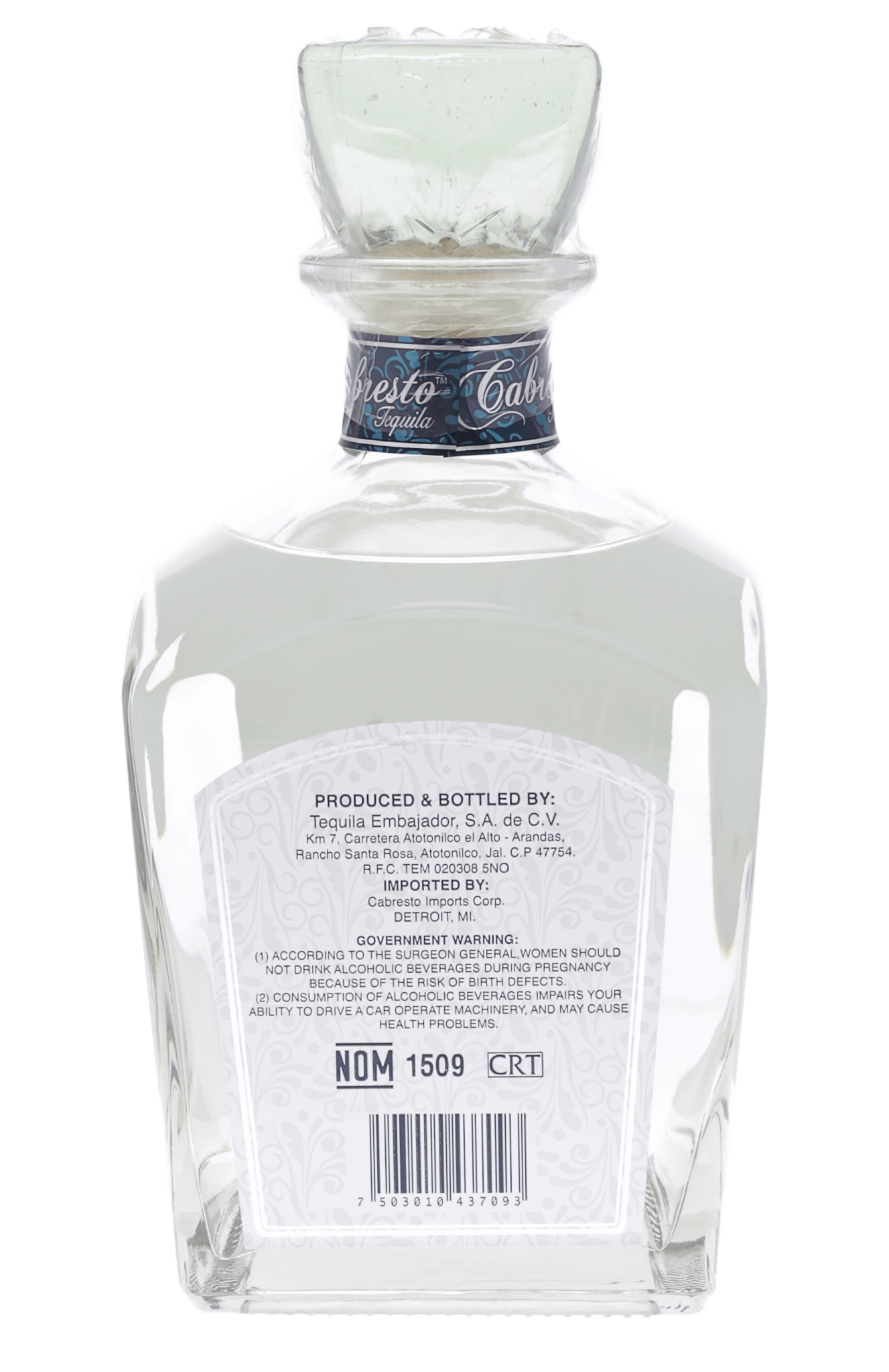 Cabresto Tequila Silver
