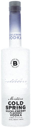 Bozeman Cold Spring Huckleberry Flavored Vodka