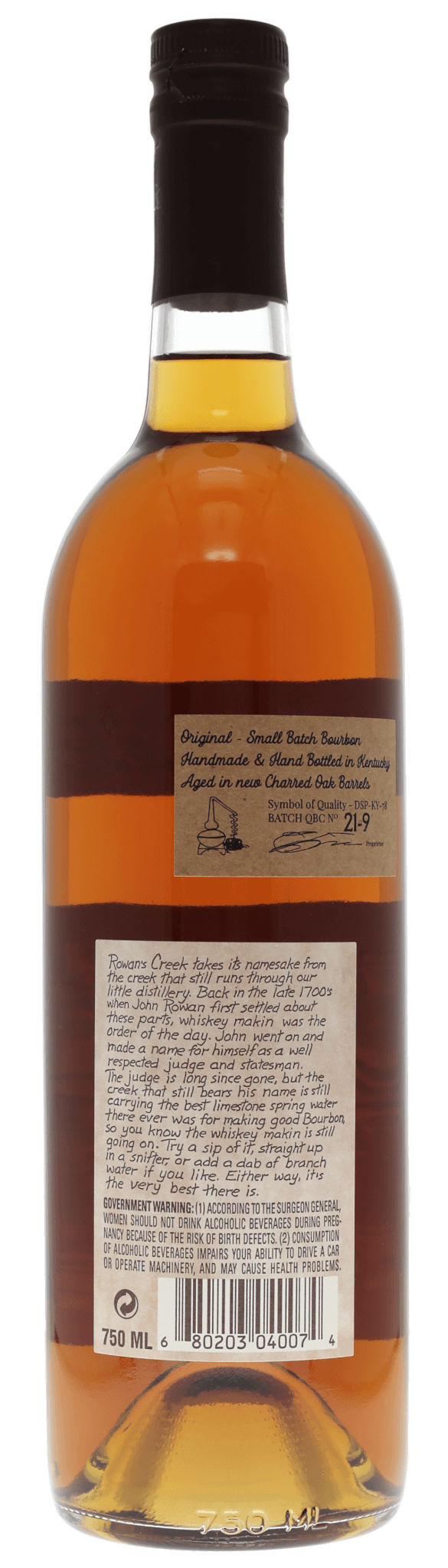 Willett Rowan’s Creek Kentucky Bourbon Whiskey