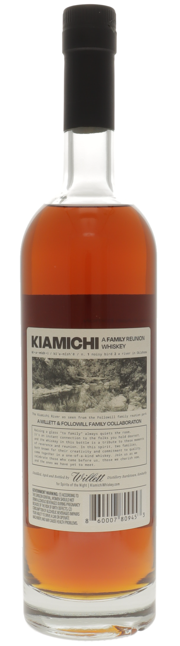 Willett Distillery and Kings of Leon - Kiamichi Straight Rye Whiskey Aged 5 years