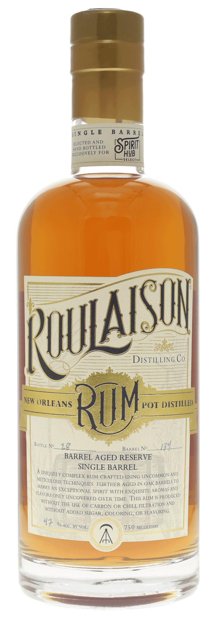 Spirit Hub Select Roulaison Single Barrel Aged Reserve Rum