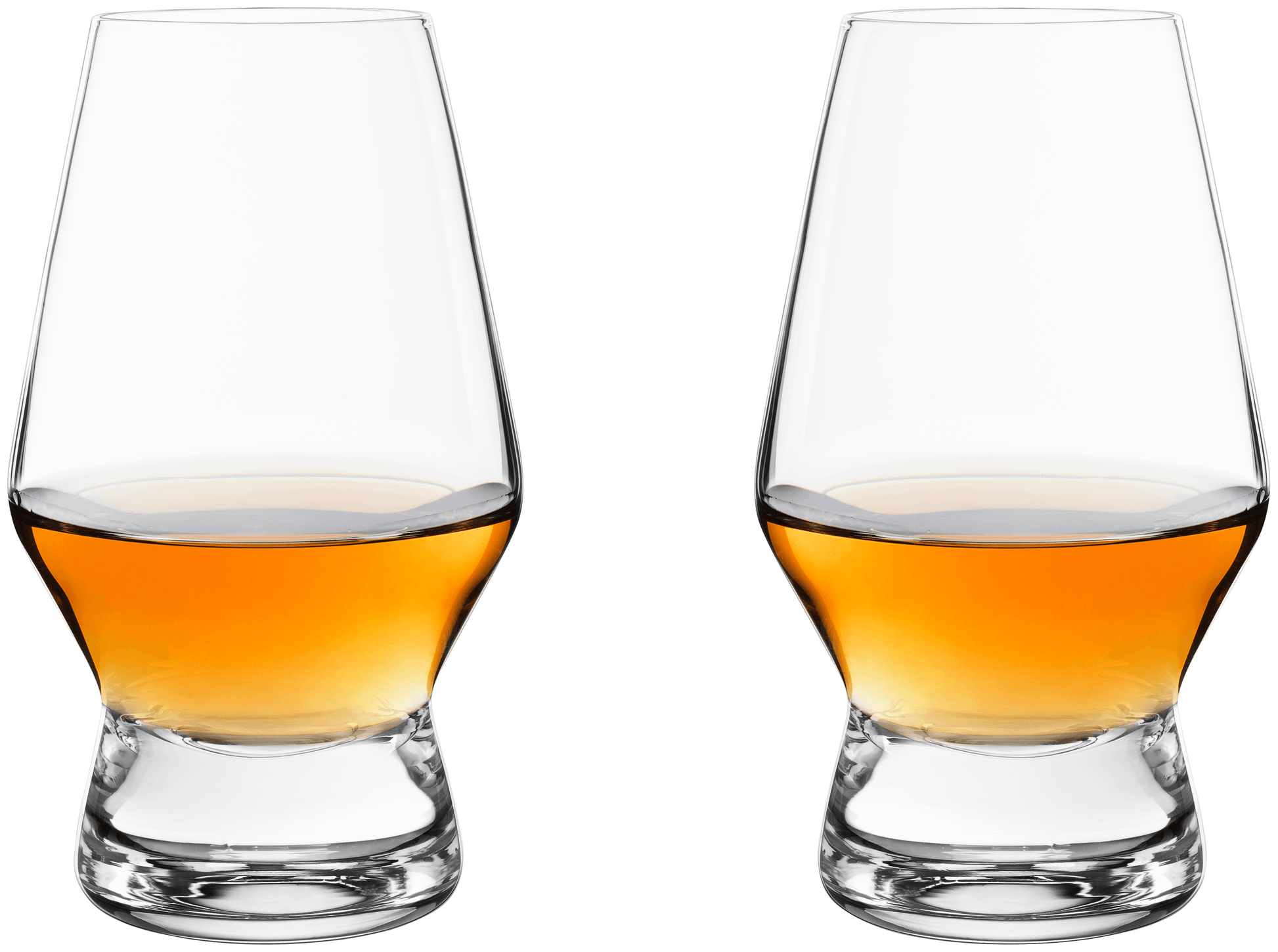 Footed Crystal Scotch Glasses