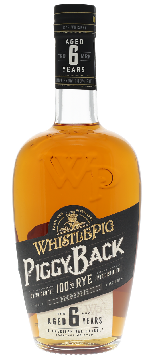 WhistlePig PiggyBack 6 Year Rye Whiskey