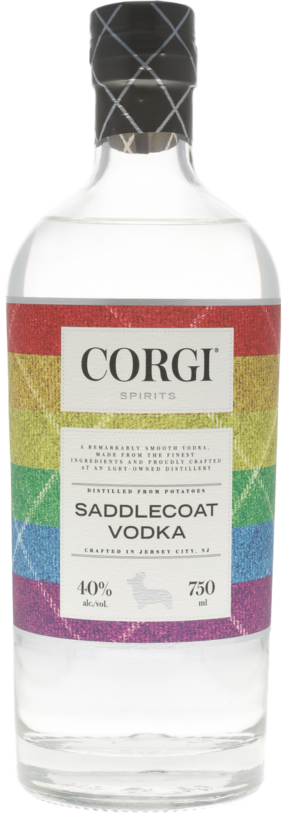 Corgi Saddlecoat Vodka (Pride Label)