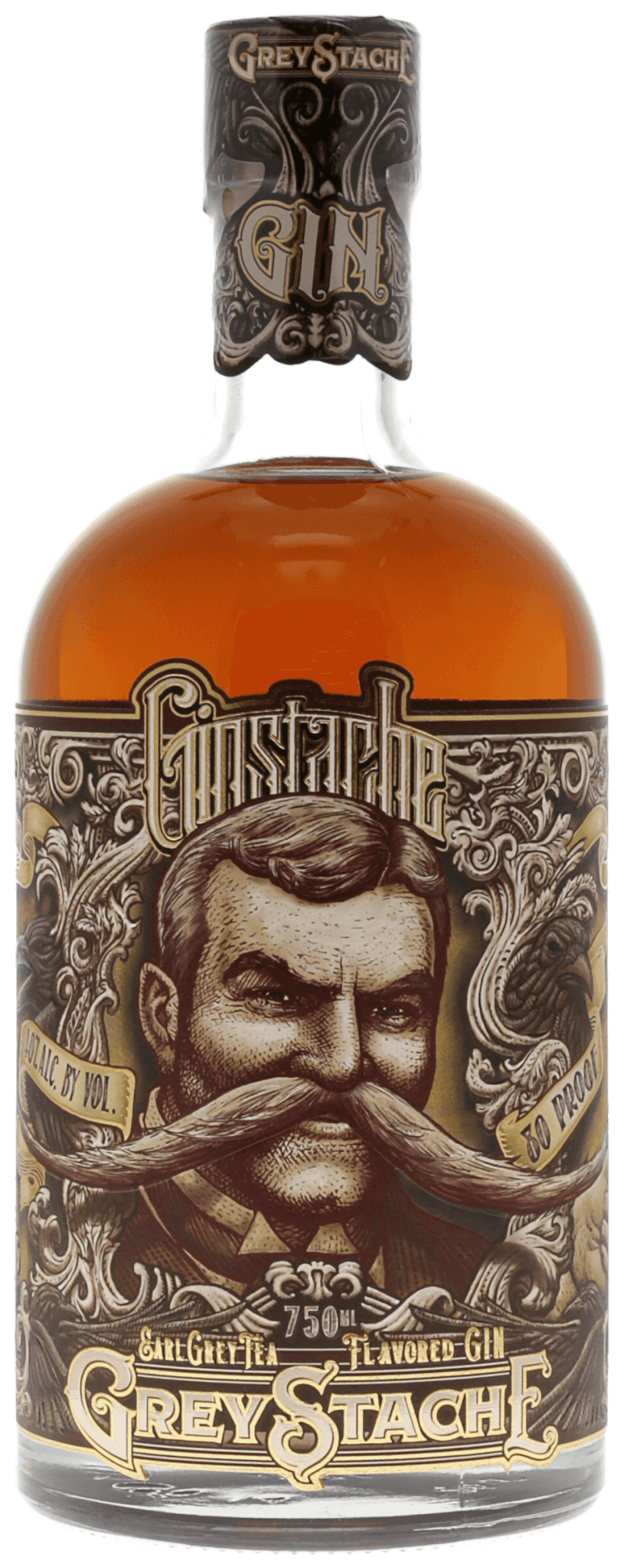 Ginstache Greystache Earl Grey Tea Flavored Gin