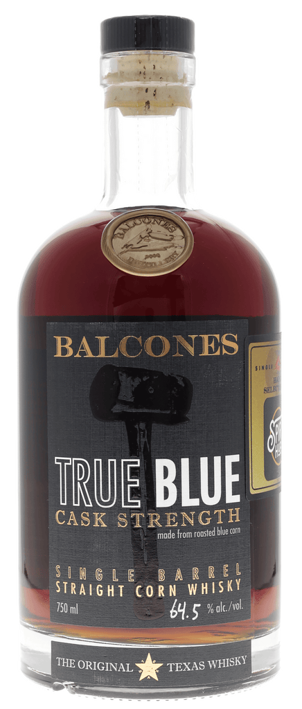 Balcones True Blue Corn Whisky Spirit Hub Single Barrel Select Cask Strength