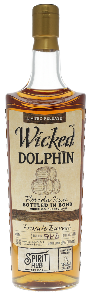 Spirit Hub Select 6 Year Aged Bottled In Bond Rum with Wicked Dolphin
