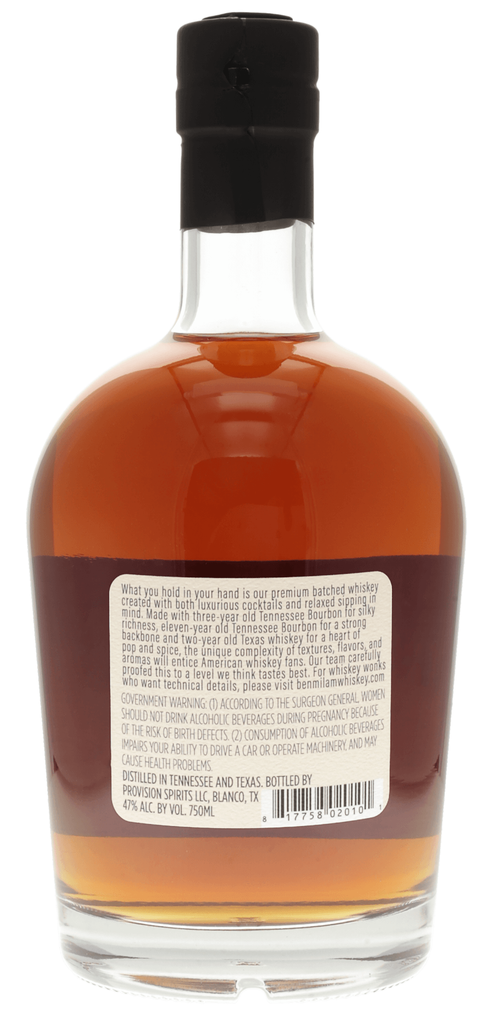 Milam & Greene Triple Cask Straight Bourbon Whiskey - 750 ml