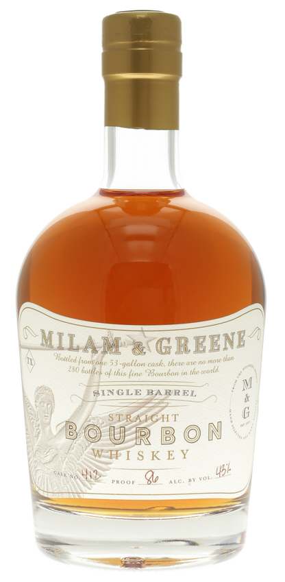 Milam & Greene Single Barrel Straight Bourbon Whiskey - 750 ml