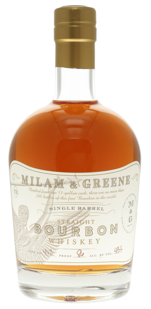 Milam & Greene Single Barrel Straight Bourbon Whiskey - 750 ml
