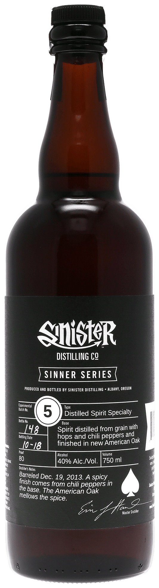 Sinner Series - Experimental Batch no.5