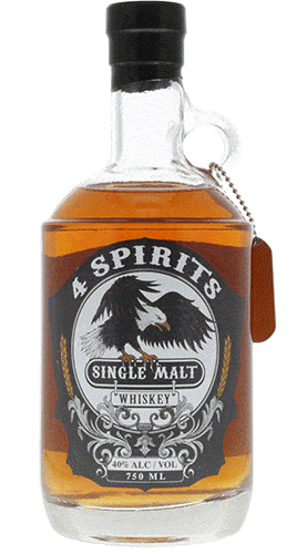 4 Spirits Single Malt Whiskey