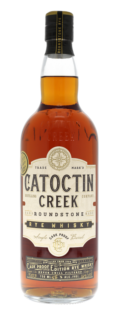 Catoctin Creek Roundstone Rye Cask Proof Whiskey