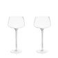 Angled Crystal Amaro Spritz Glasses